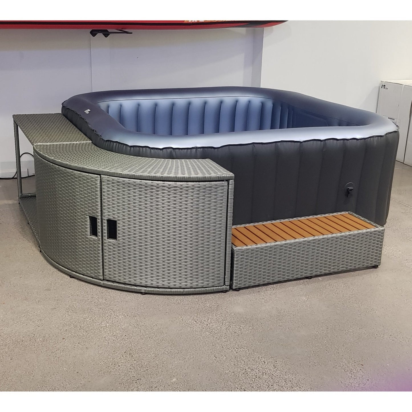 Wicker 3-piece square set