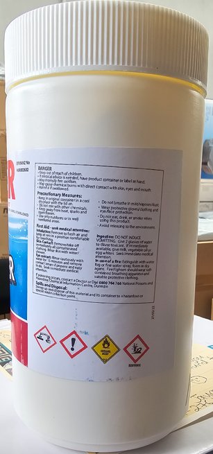 Bromine 1kg container (20g tablets)
