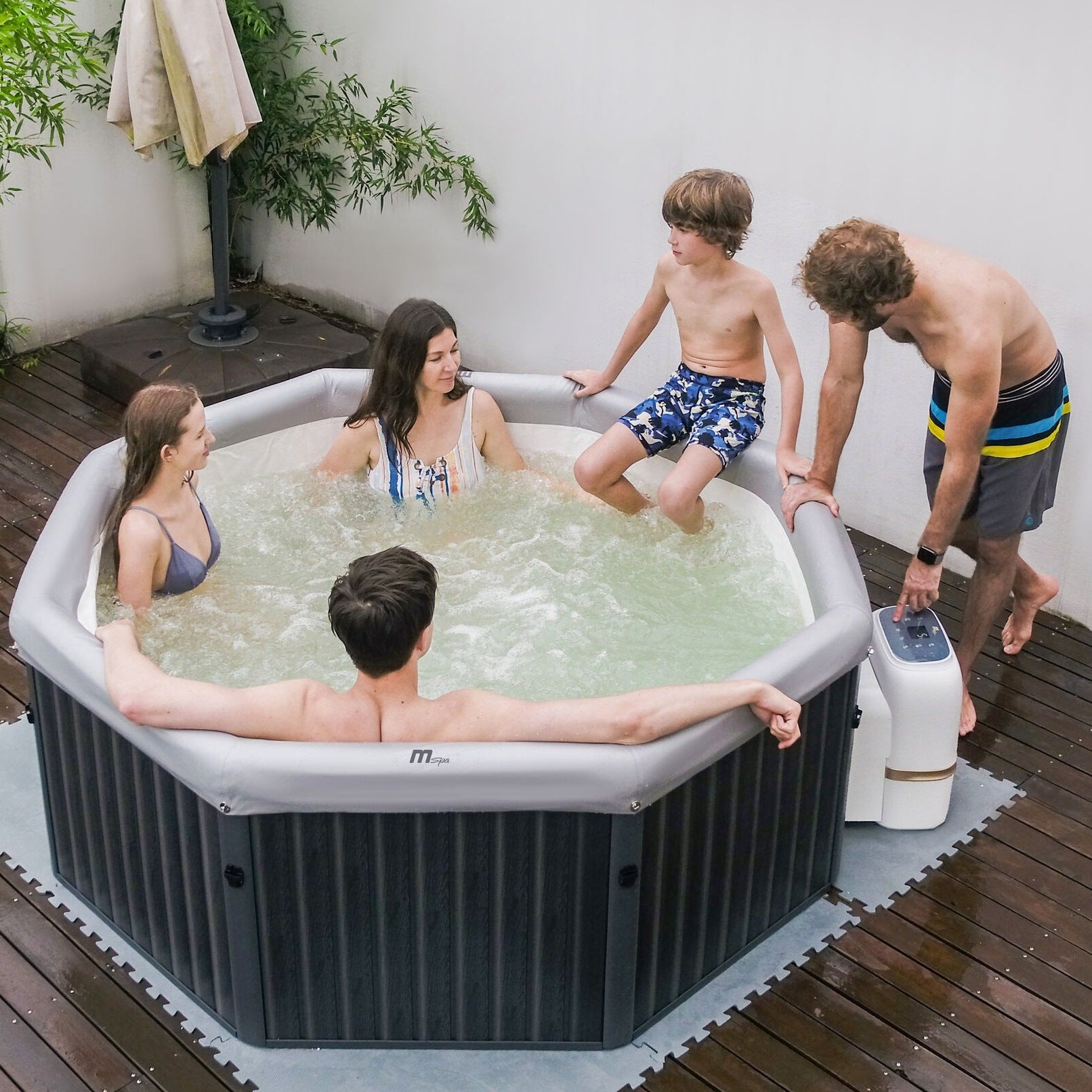 MSpa Tuscany Spa NZ 6-Person Portable Hot Tub Premium