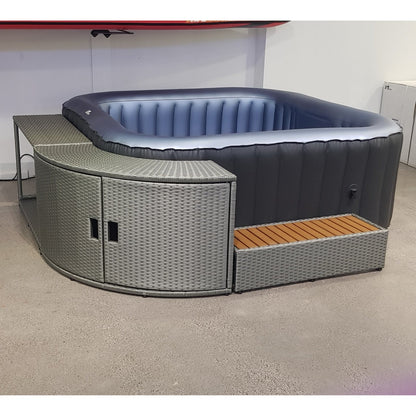 Wicker 3-piece square set