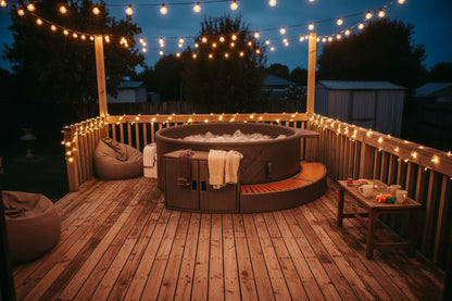 Wicker 3-piece round set