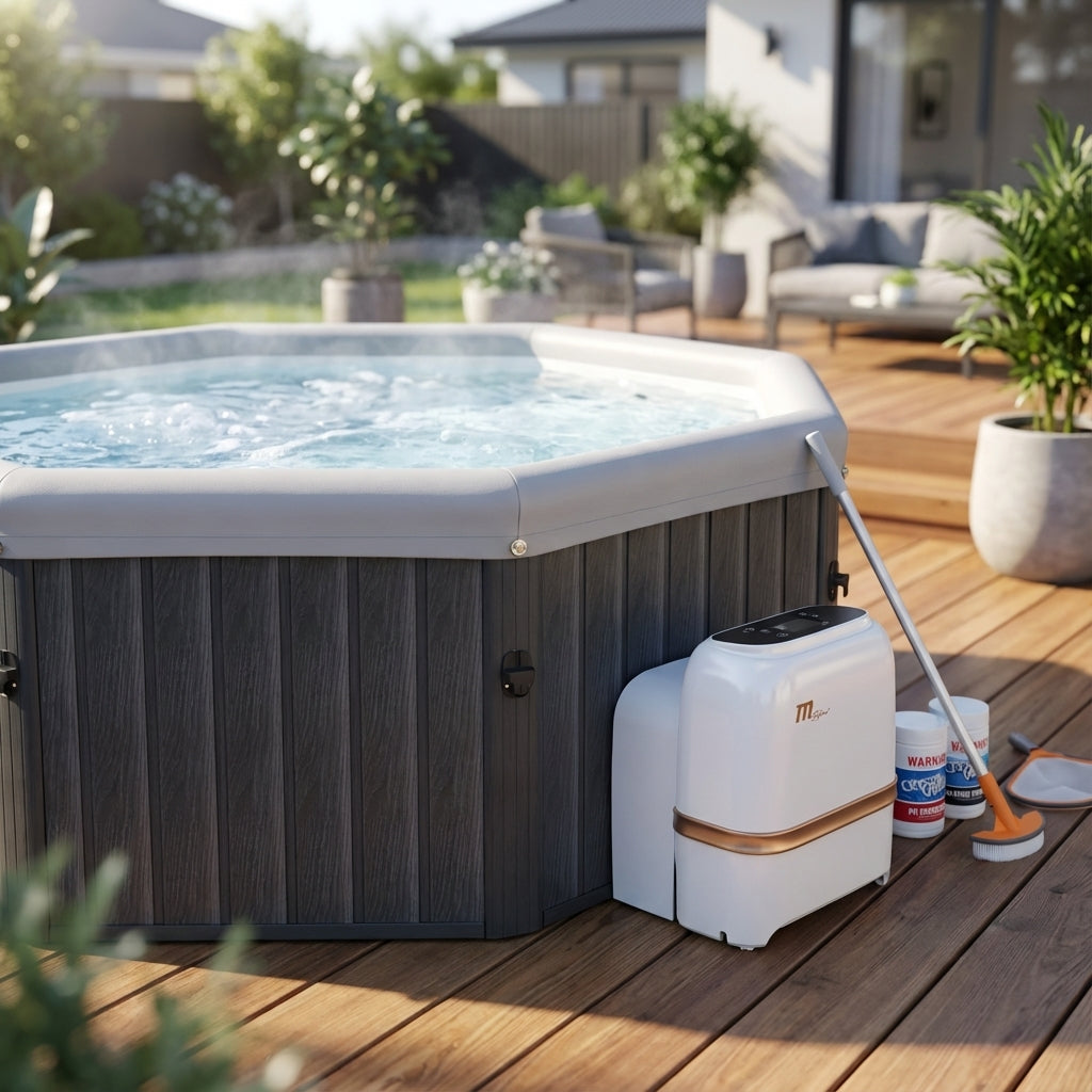 Tuscany Kiwi Built Custom spa + Starter kit + Cleaning kit Soakvember special