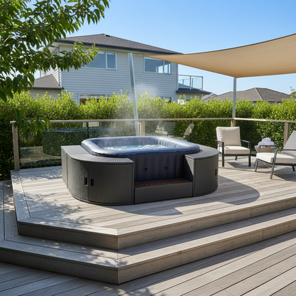 Wicker 3-piece square set